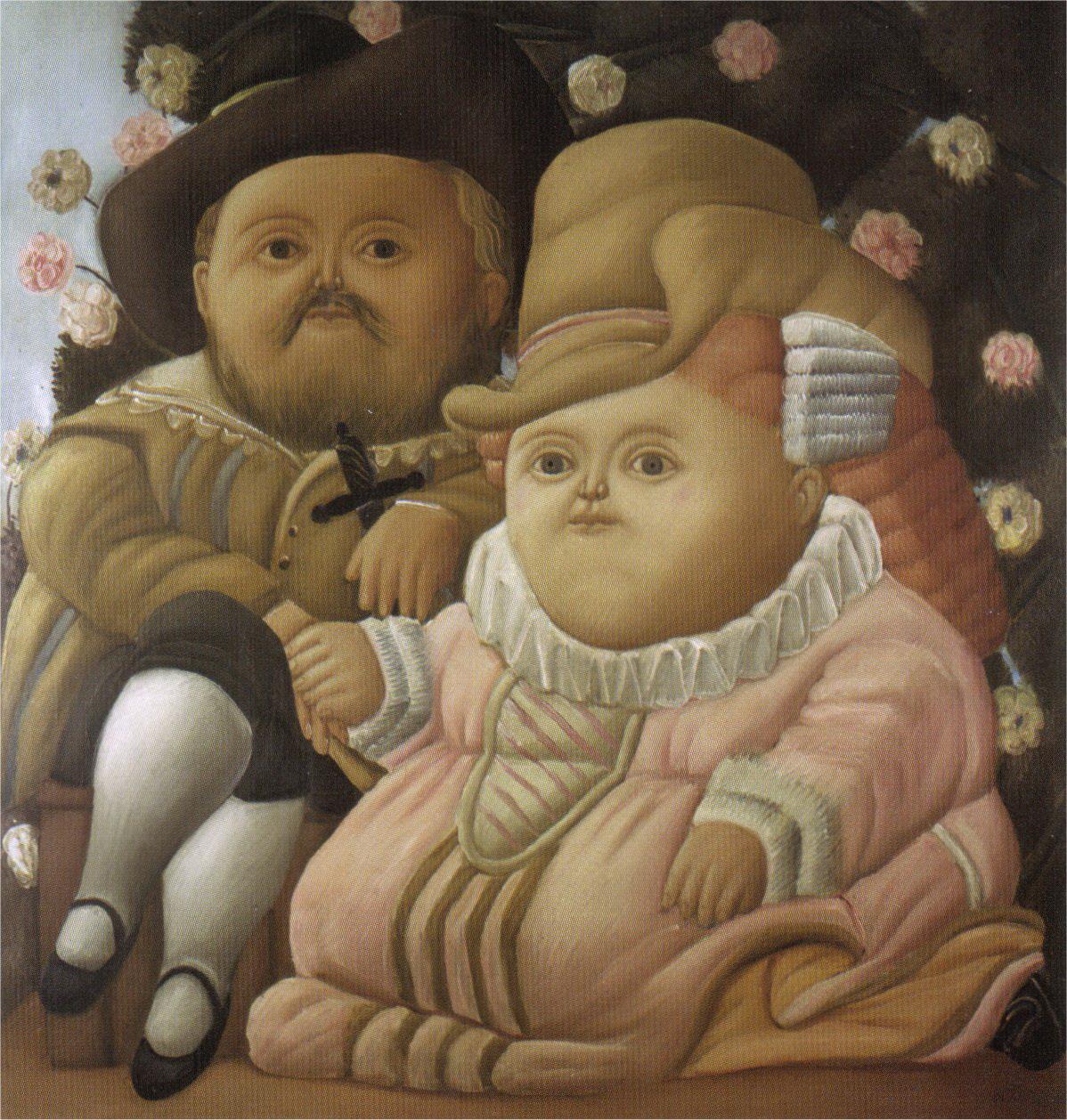 Rubens et sa femme Fernando Botero Peintures à l'huile